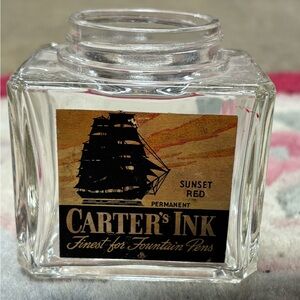 Vintage Carter’s Ink Bottle without Lid